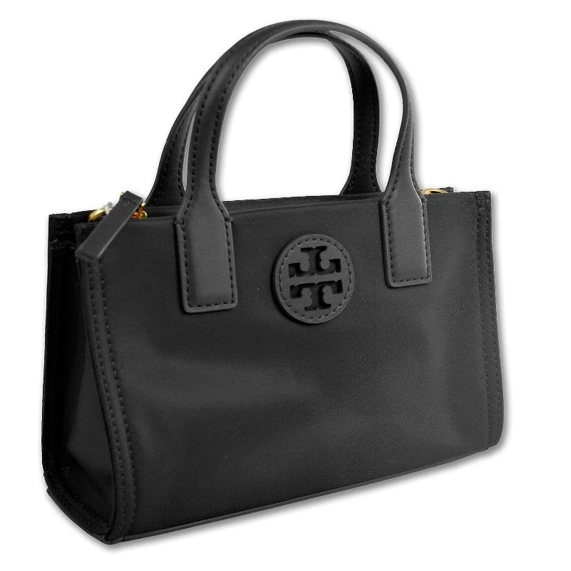 ToryBurch/汤丽柏琦 146437-001  ELLA黑色迷你托特包 18*12*6.5