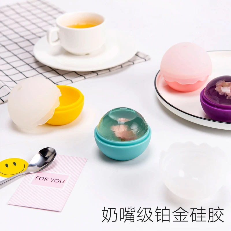 食品级硅胶冰球模具水信玄饼圆形做冰块的模具大冰球制冰盒