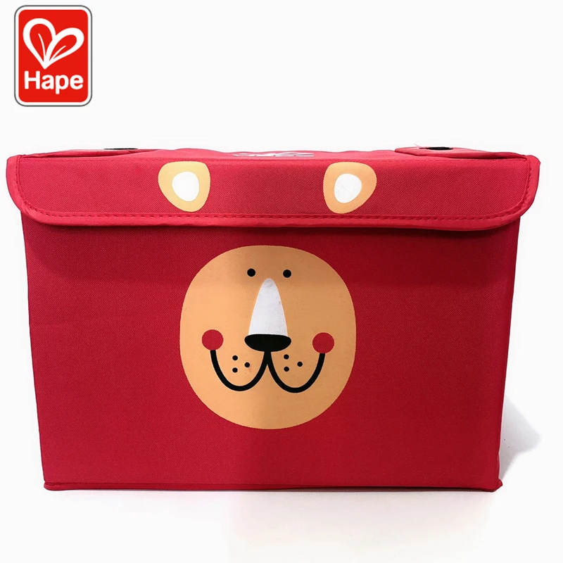 Hape 红色小狮子收纳箱 儿童玩具
