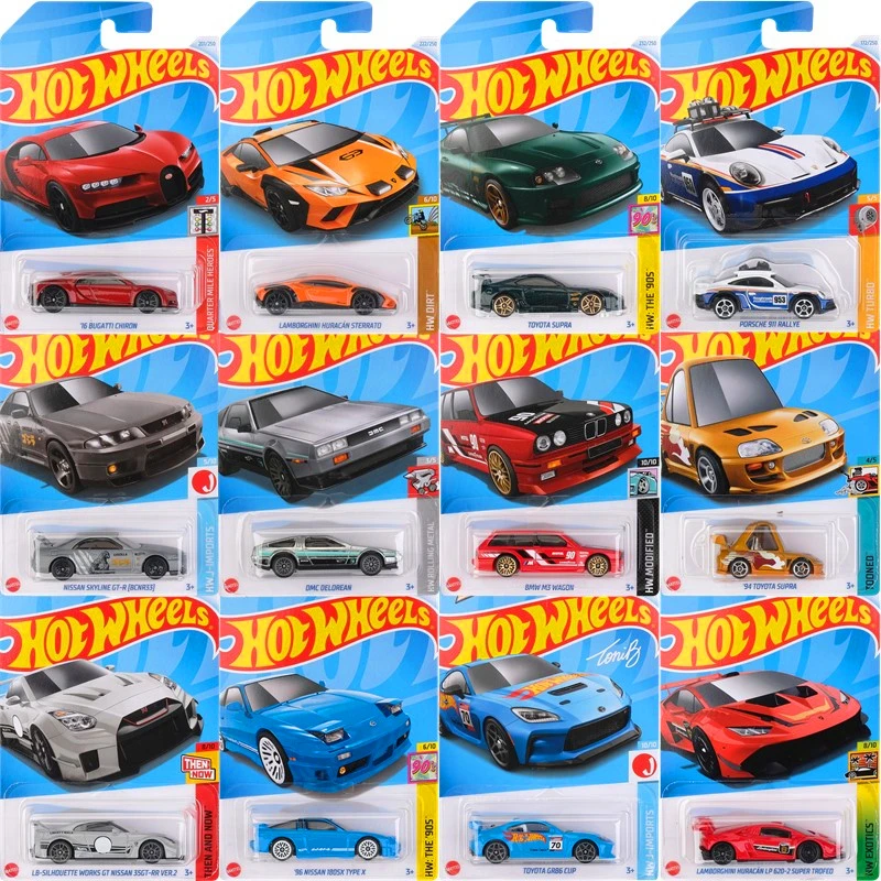 美泰风火轮小车 合金小汽车玩具车模集合男孩玩具(发6辆不挑款)