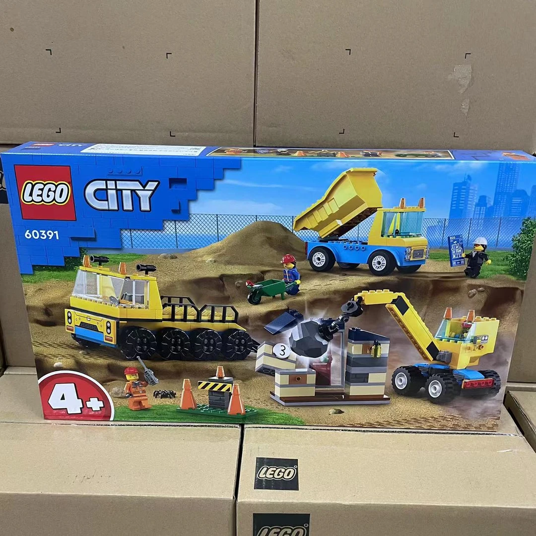 60391卡车与起重机 儿童玩具