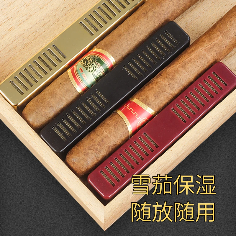 保湿盒短长条雪茄保湿片直接放入恒定湿度会缓慢的稳定的释放水汽