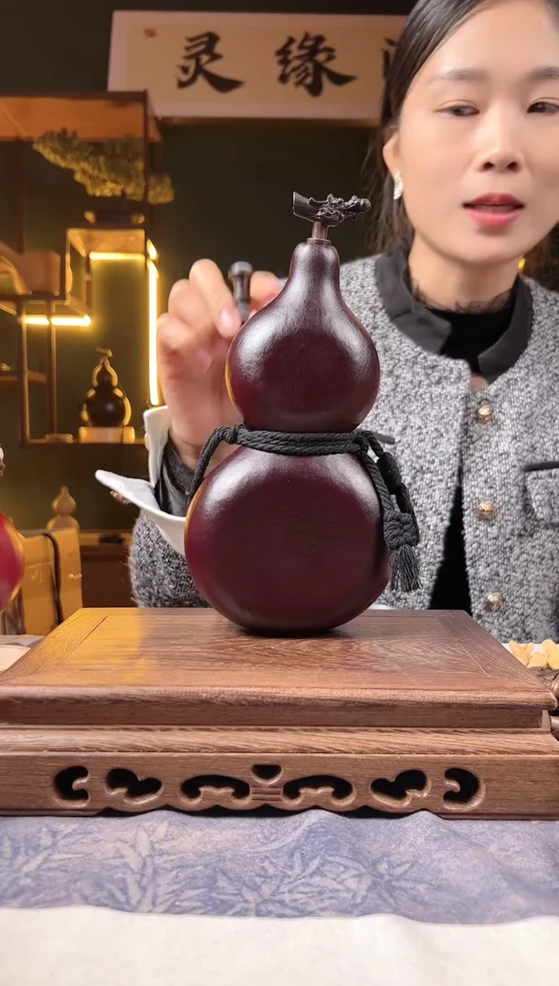 【闪购商品】天然葫芦 A48 大漆酒葫芦一物一拍