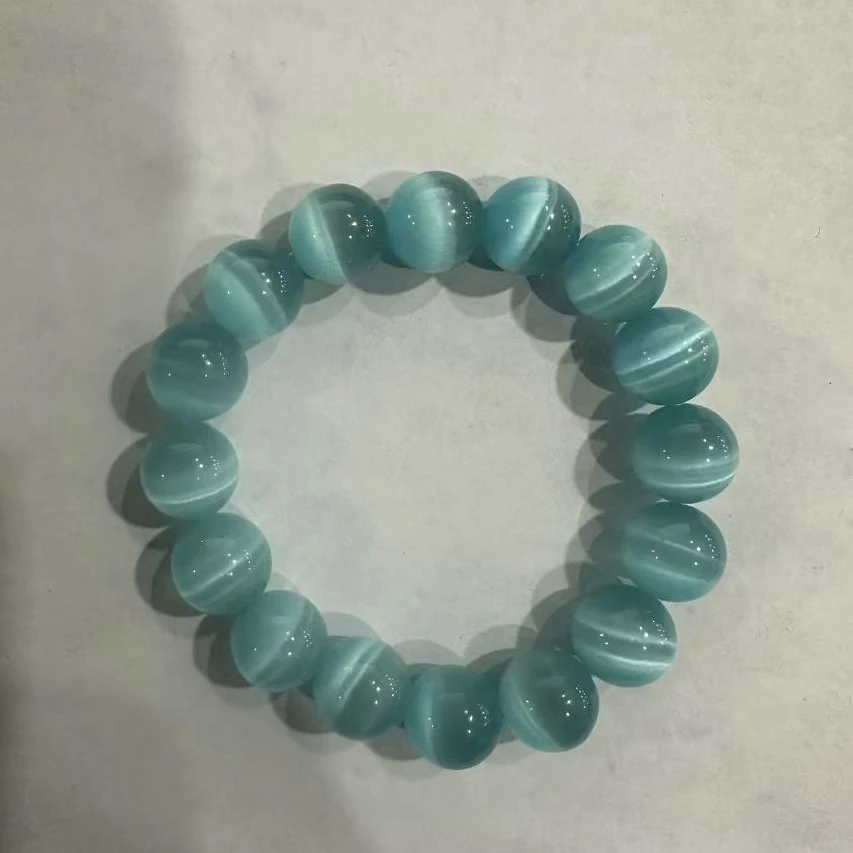 A98 蓝猫眼1.2cm单圈手串