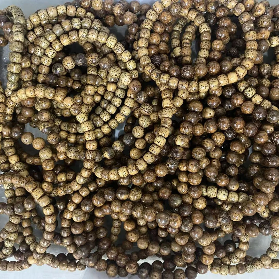 P45 鸡油黄老星月0.7cm单圈手串（尺寸样式多样性发其一）