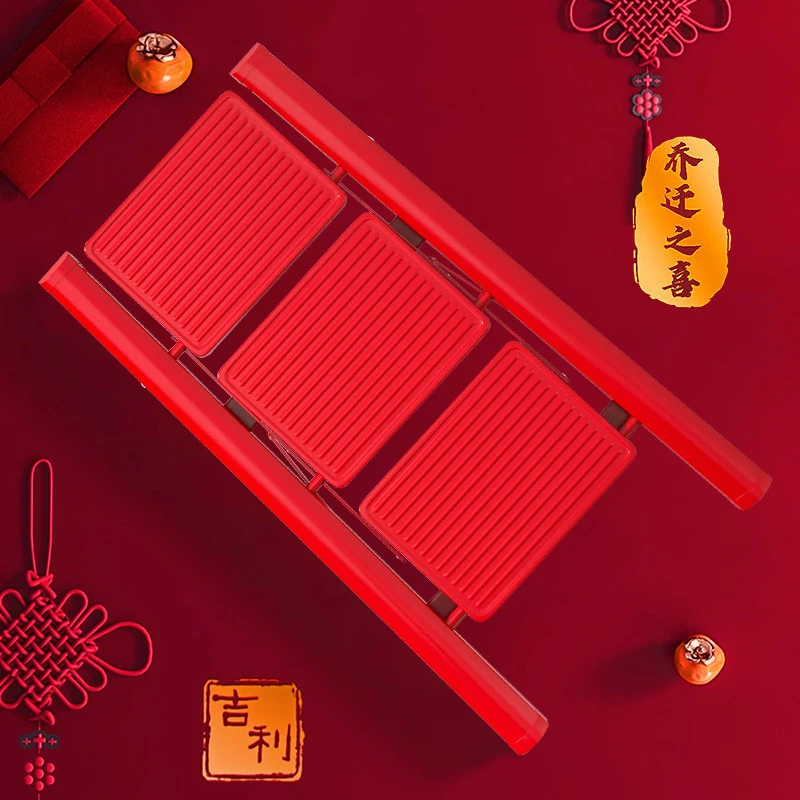 乔迁梯子新居步步高升多功能梯子家用折叠梯乔迁之喜人字梯加厚梯