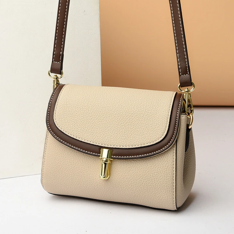 正品真皮小包包女2024新款时尚潮流夏季软皮韩版百搭单肩斜挎小包