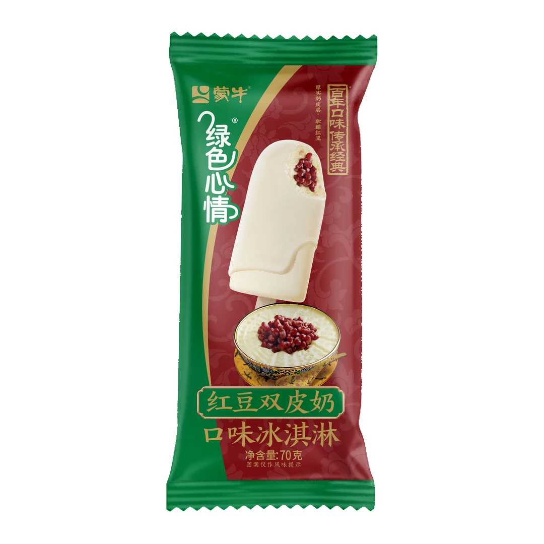 【3支套餐】蒙牛红豆双皮奶口味冰淇淋雪糕同城送雪糕同城配