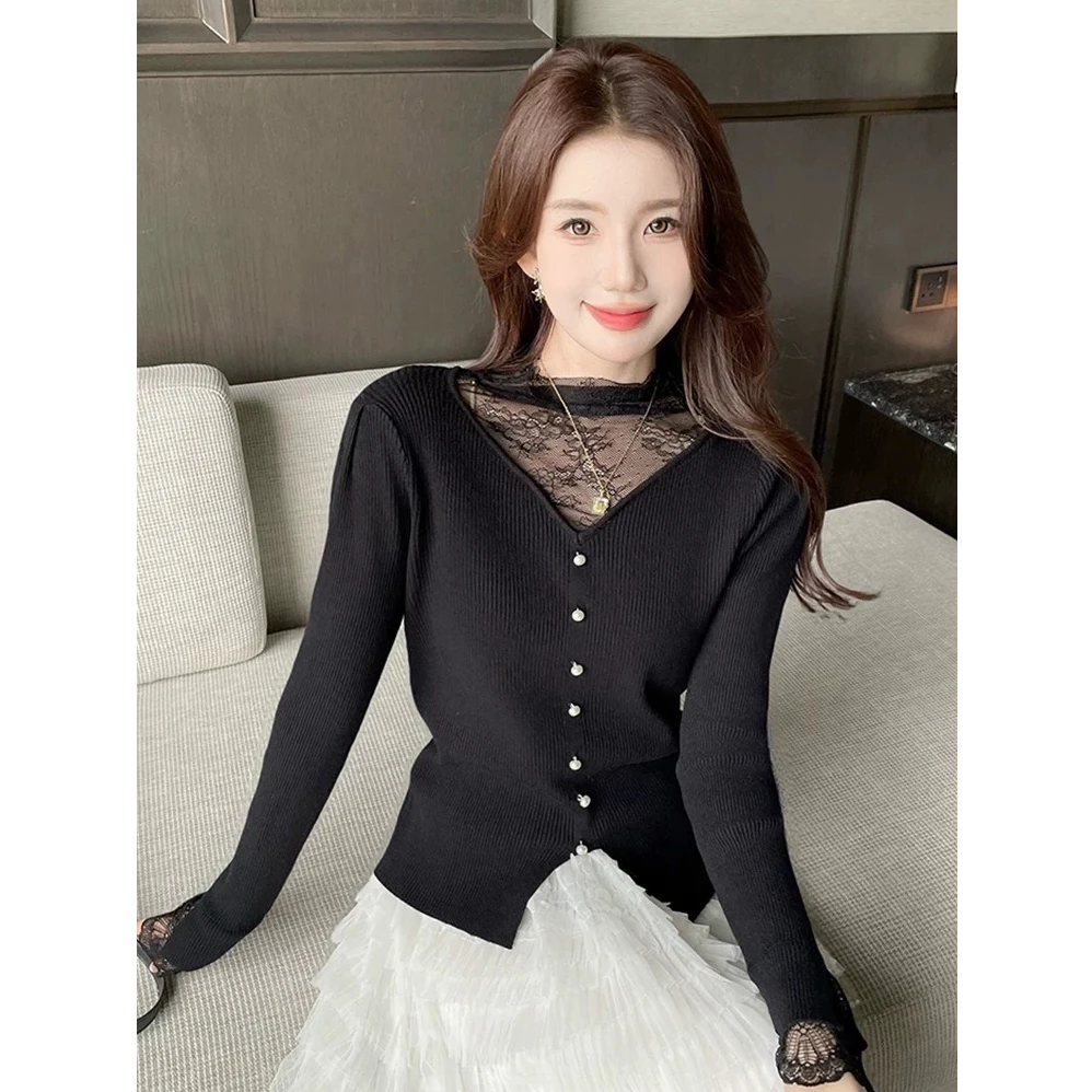 秋冬羊毛加绒加厚新款气质休闲百搭打底潮流毛衣针织衫HG21