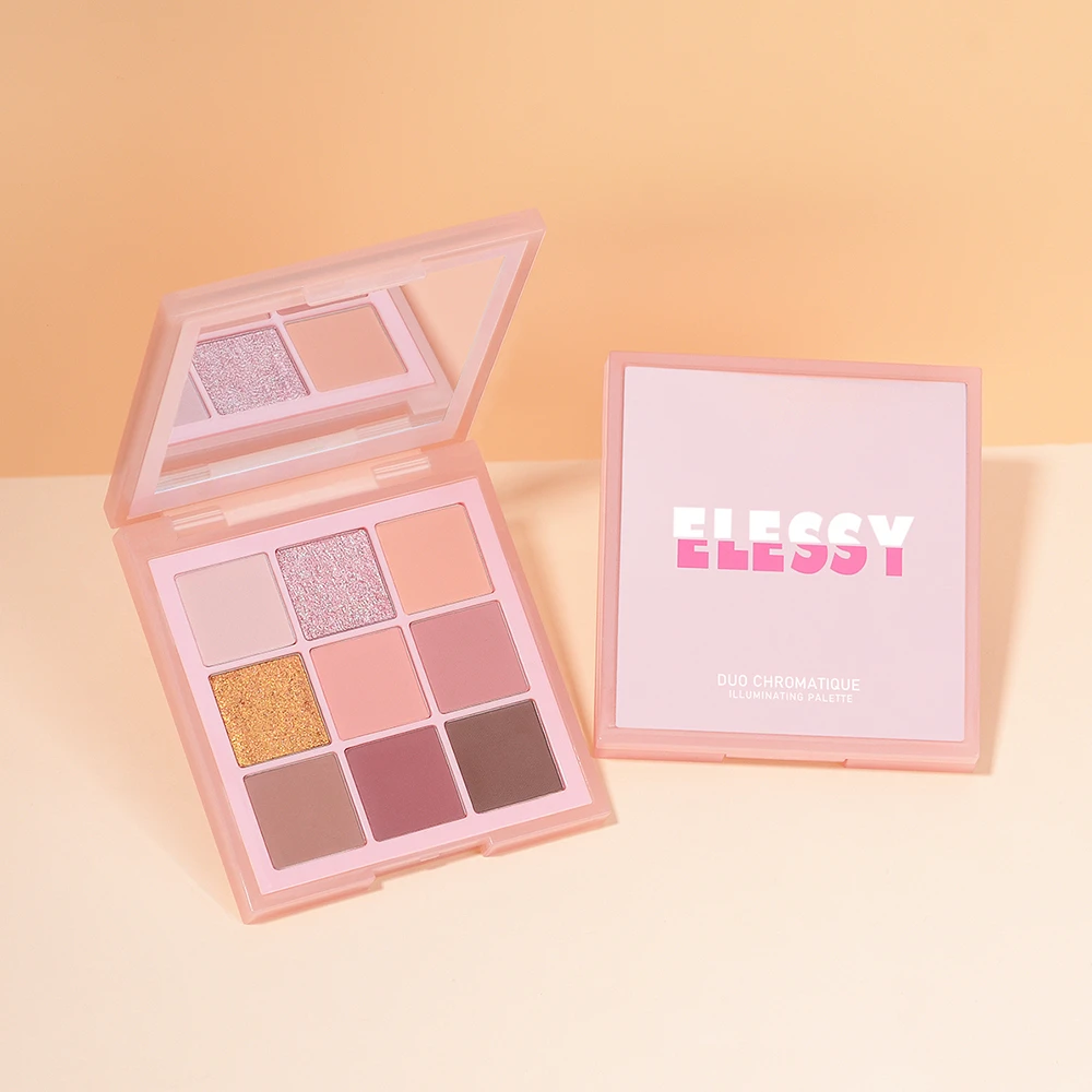 【W】艾瑟诗日落粉黛九色眼影盘粉质细腻服帖易上色延展性佳便携盘