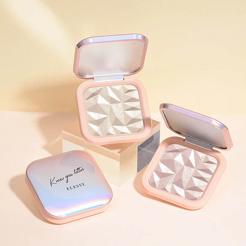 【品牌】艾瑟诗颜彩迷纱高光粉饼生姜细闪珠光提亮爆闪钻石神仙ins