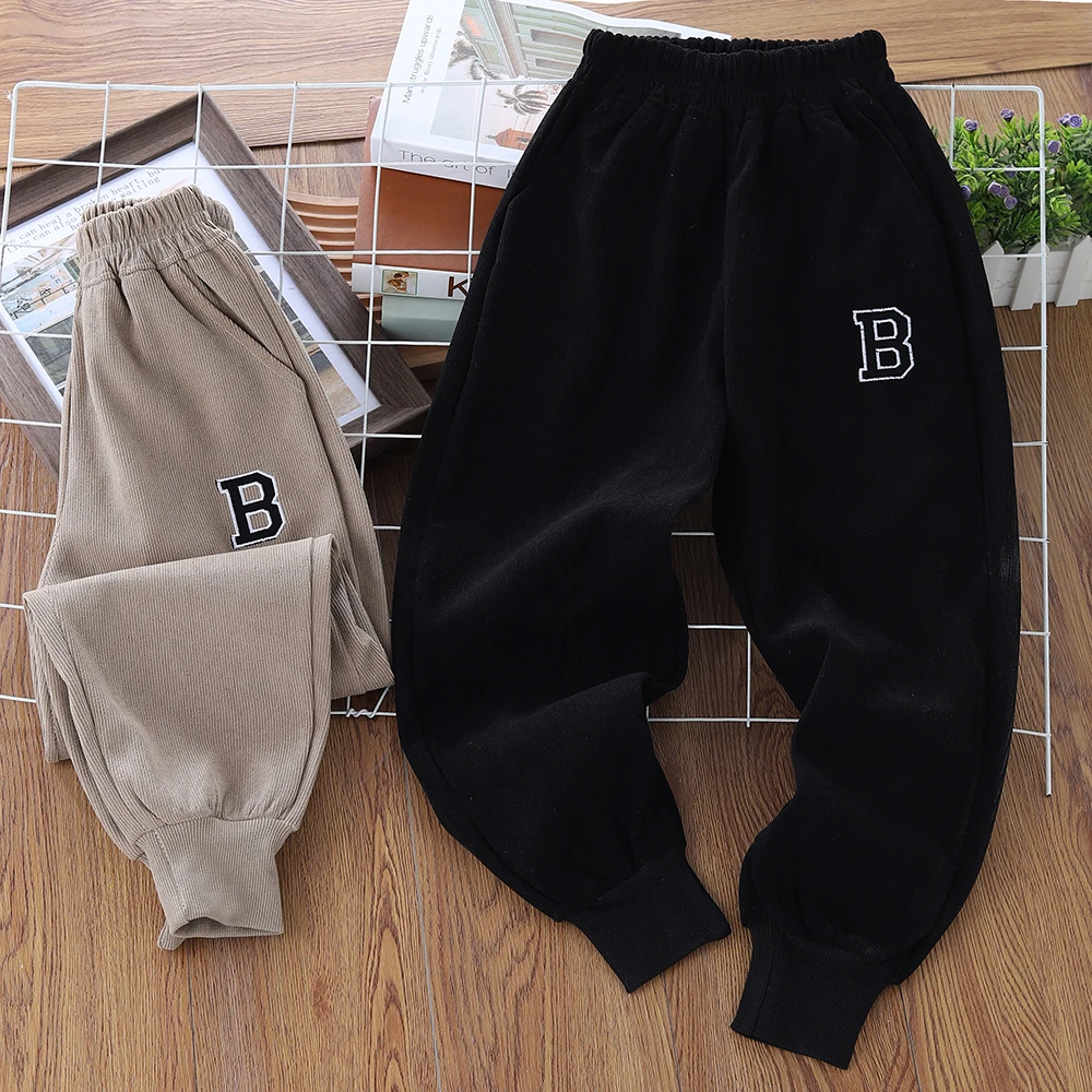 男童休闲裤子新款儿童春秋款卫裤宽松运动裤男孩长裤百搭炸街裤潮