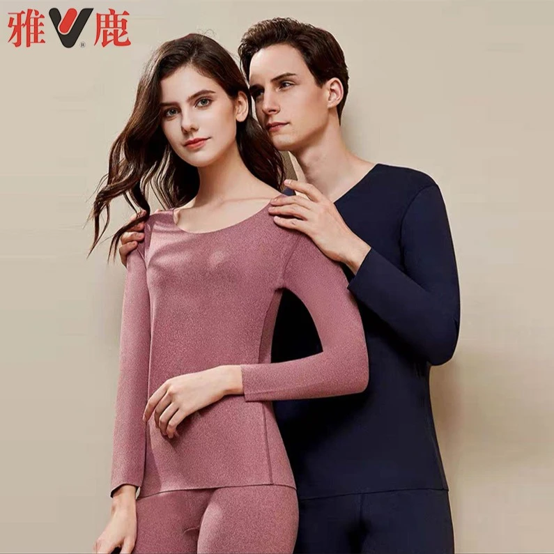 雅鹿德绒磨毛男女套装8713/8513