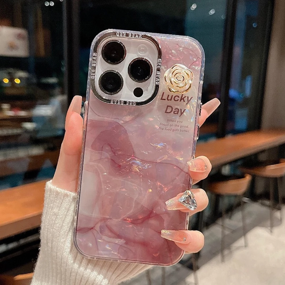 酒红晕染贴花16适用苹果promax手机壳iphone15新款14高级感网红13