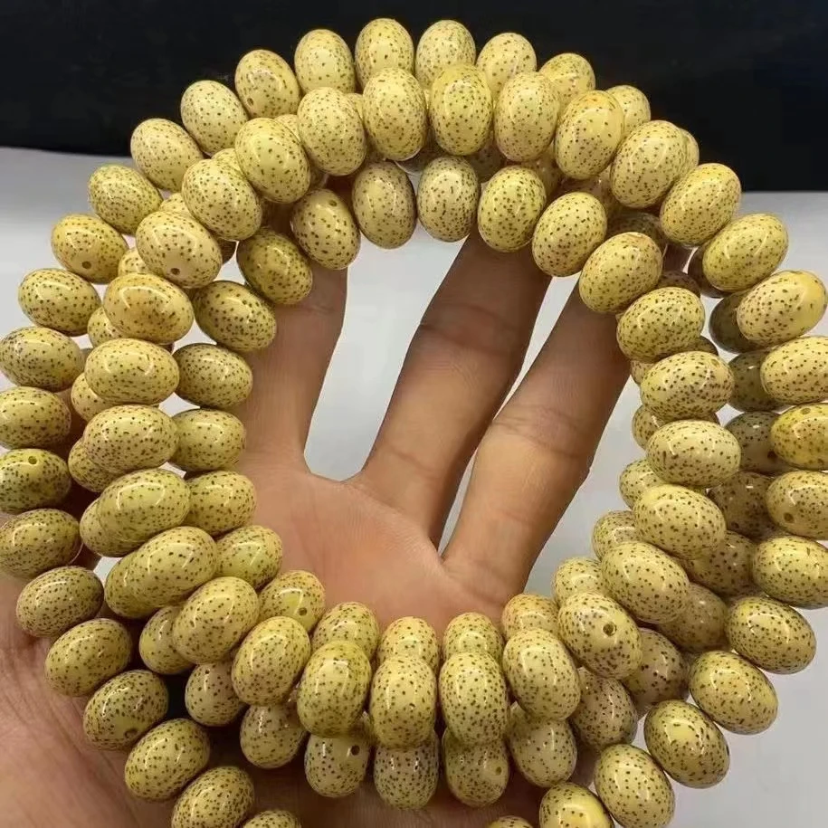 精品毕业级别海南星月菩提原生态玄月高油高密15/120颗男女手串