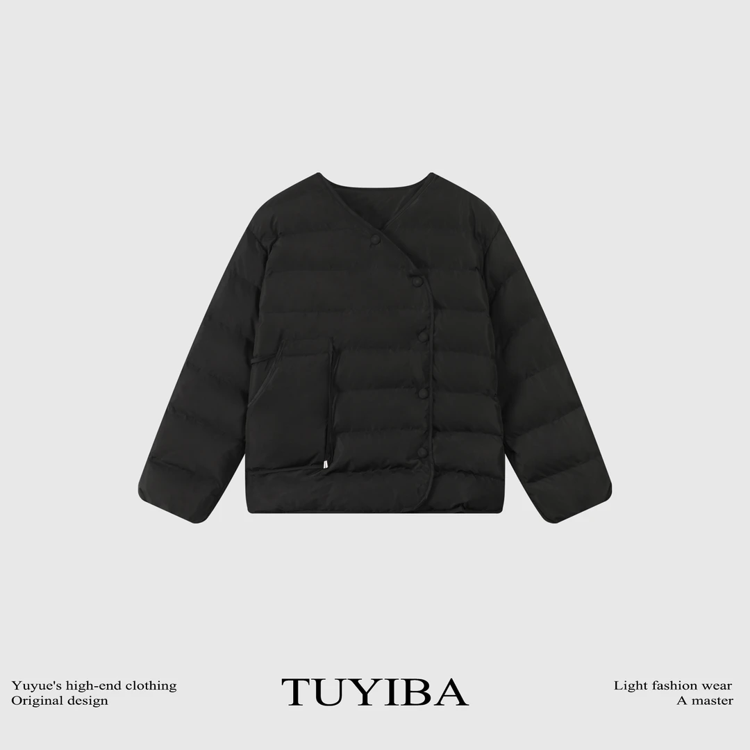 【兔兔】秋冬季新款韩版设计感宽松保暖棉服外套女2229