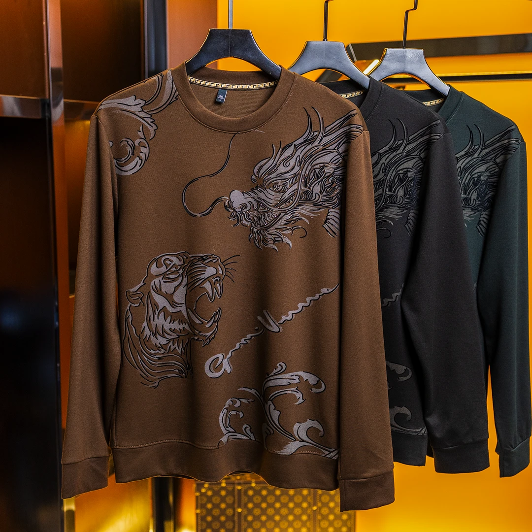 【2024爆款】春秋卫衣男款新款帅气显年轻潮流高品质卫衣男时尚百搭