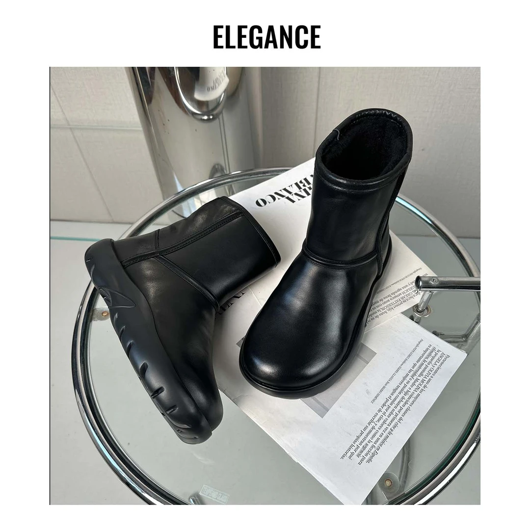 【阿娇夫妇专属】7601-05 冬季保暖女雪地靴时尚短靴套脚女棉靴