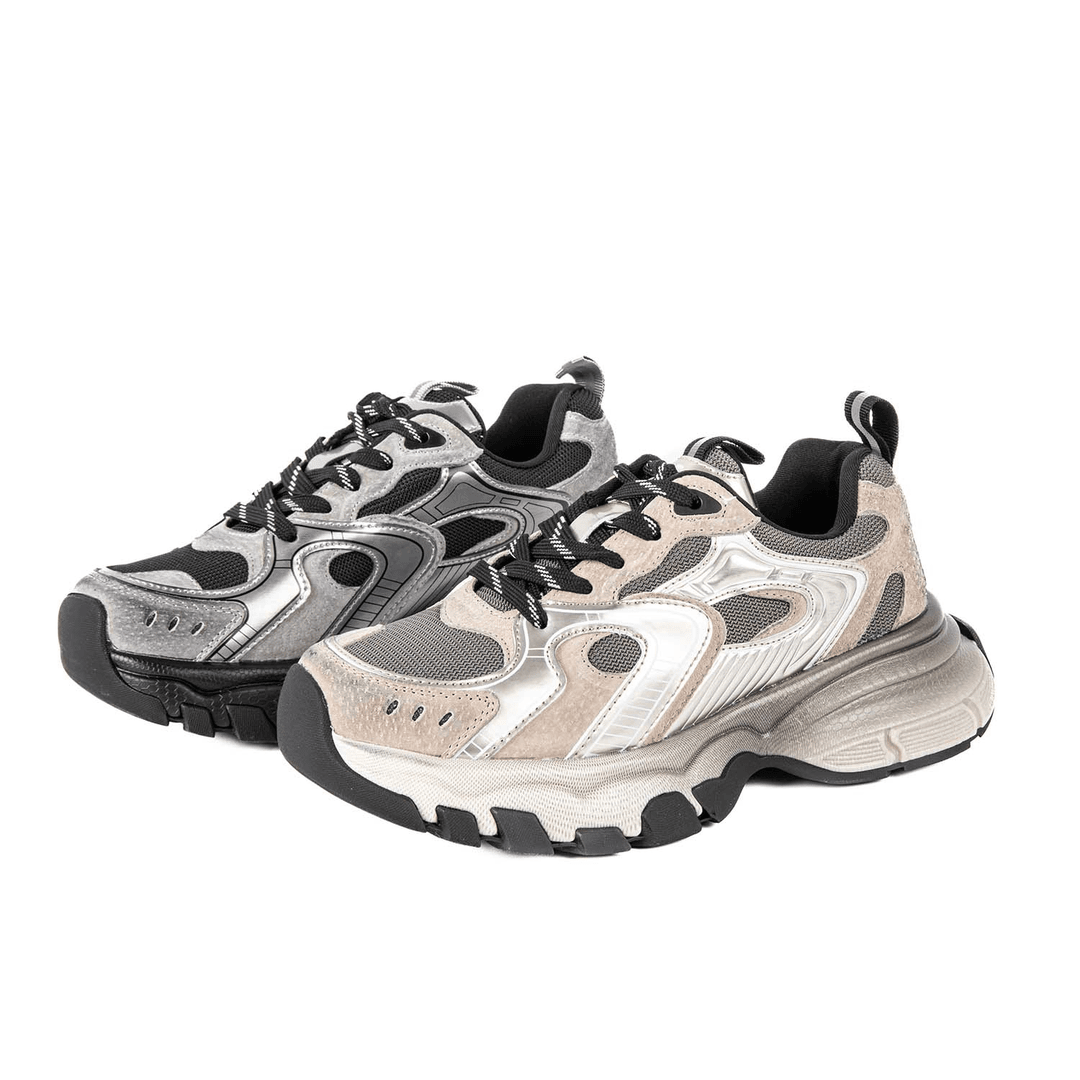 【昕昕专属】1195-75 秋冬透气新款老爹鞋防滑增高运动女鞋