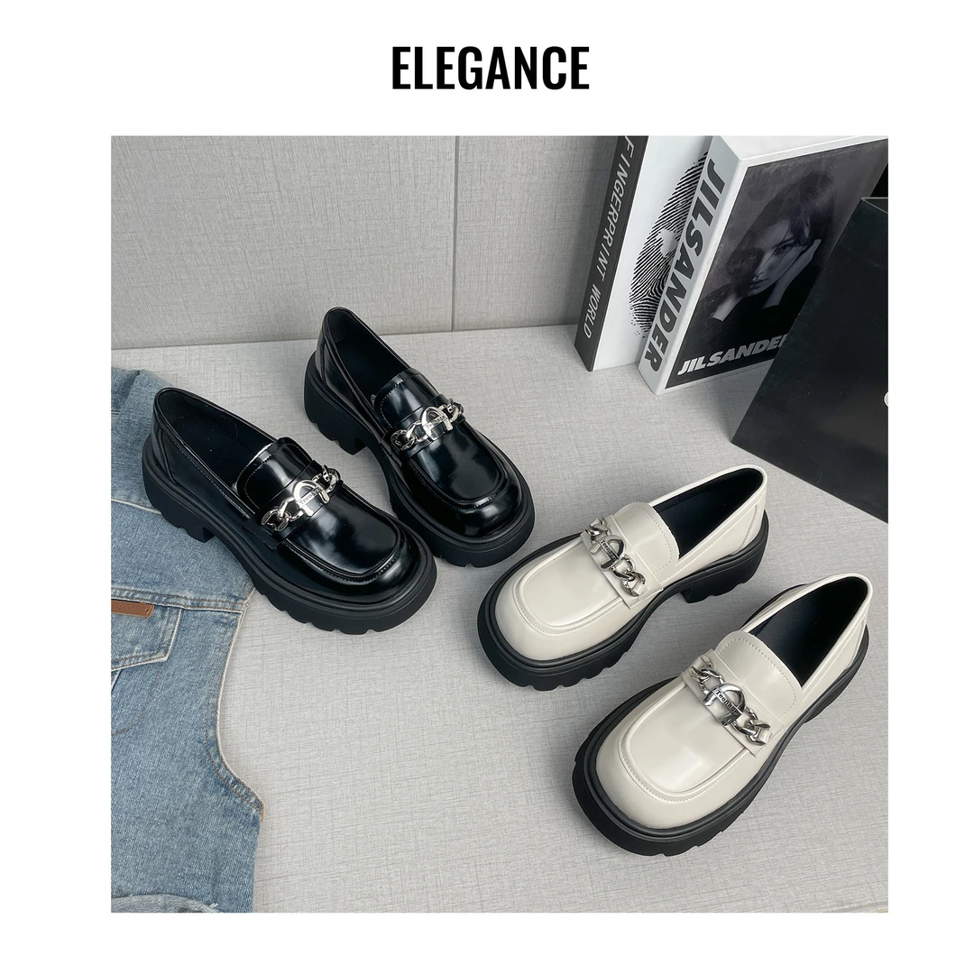 【阿娇夫妇专属】3169-32  新款女鞋潮流时尚百搭厚底乐福鞋