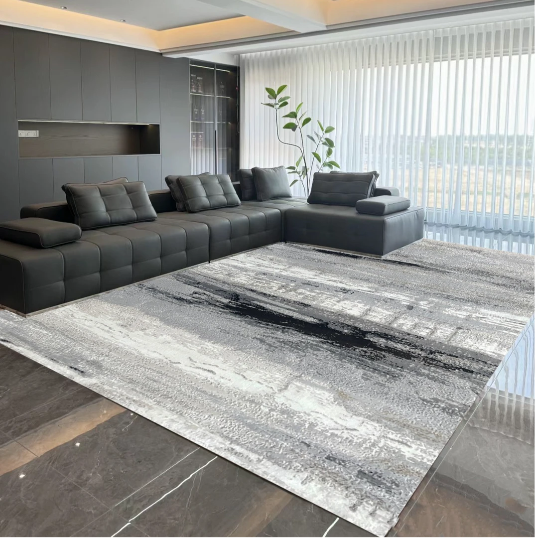 LEZME【NOVA∣诺亚】土耳其原装进口意式极简轻奢现代新中式客厅地毯