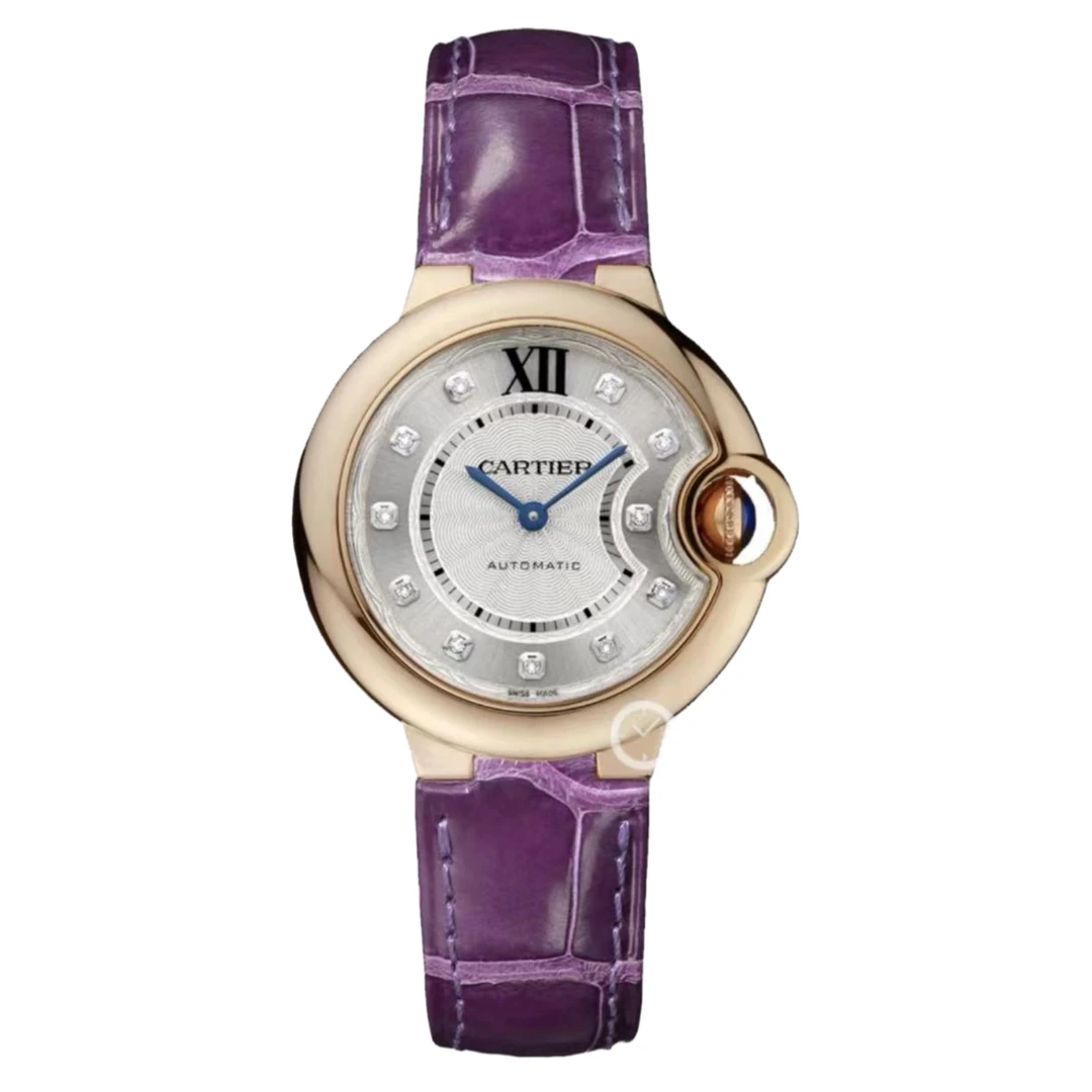 99新 Cartier/卡地亚 蓝气球/21年全套/表径33公价119000全金钻刻