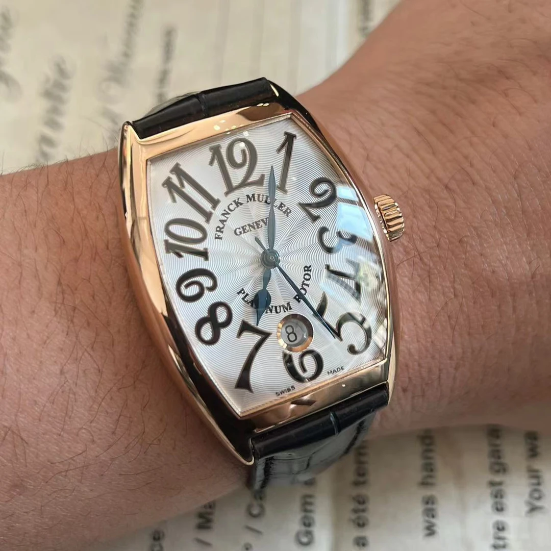 99新 Franck Muller/法兰克穆勒 7880玫瑰金/空白卡全套/男士机械