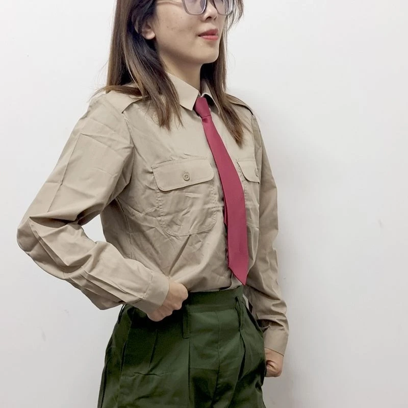 女米黄衬衣夏季透气免烫休闲长袖  黄色速干商务正装衬衫