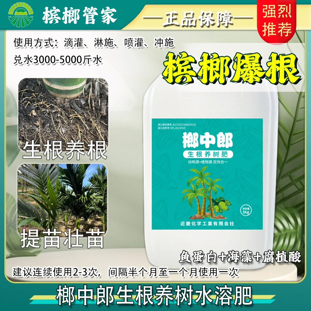 槟榔生根养根调土专用水溶肥