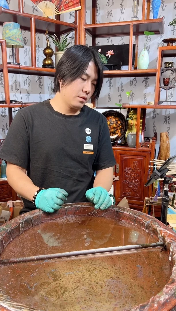 【闪购商品】非遗大漆滴金摆盘