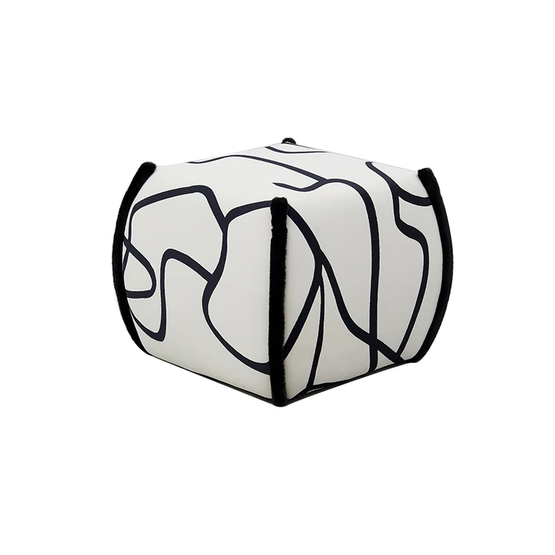 方凳坐凳换鞋凳矮凳美式复古现代客厅家用简约方形创意北欧小凳