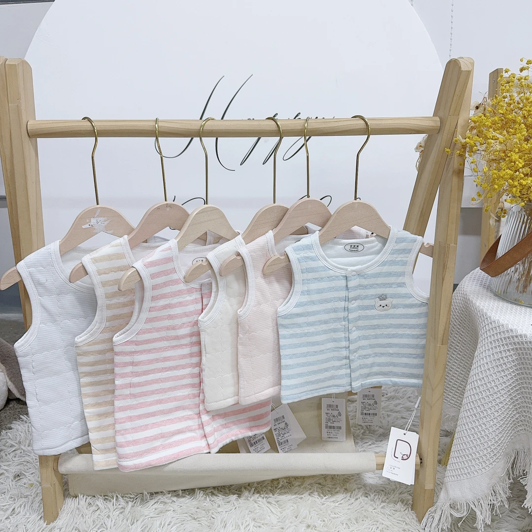 43534/43532逗逗猴绗棉马甲单件-花型混发