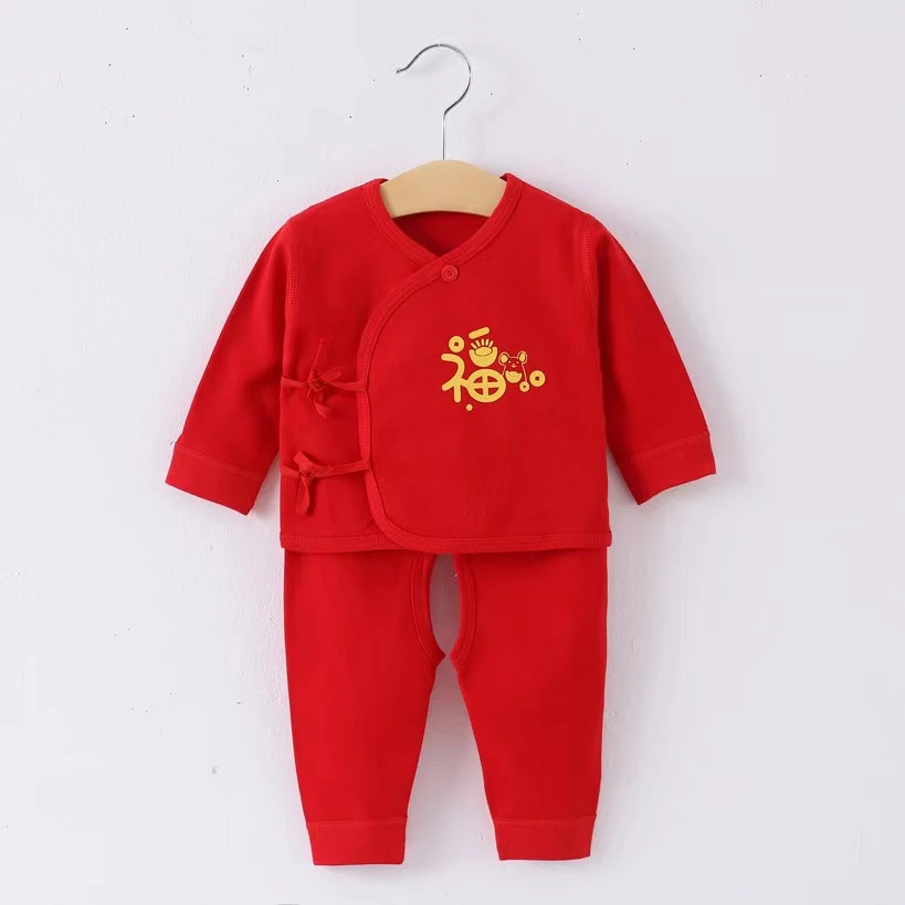 憨豆编码链接-婴幼儿宝宝四季款纯棉通用长袖厚棉外出服