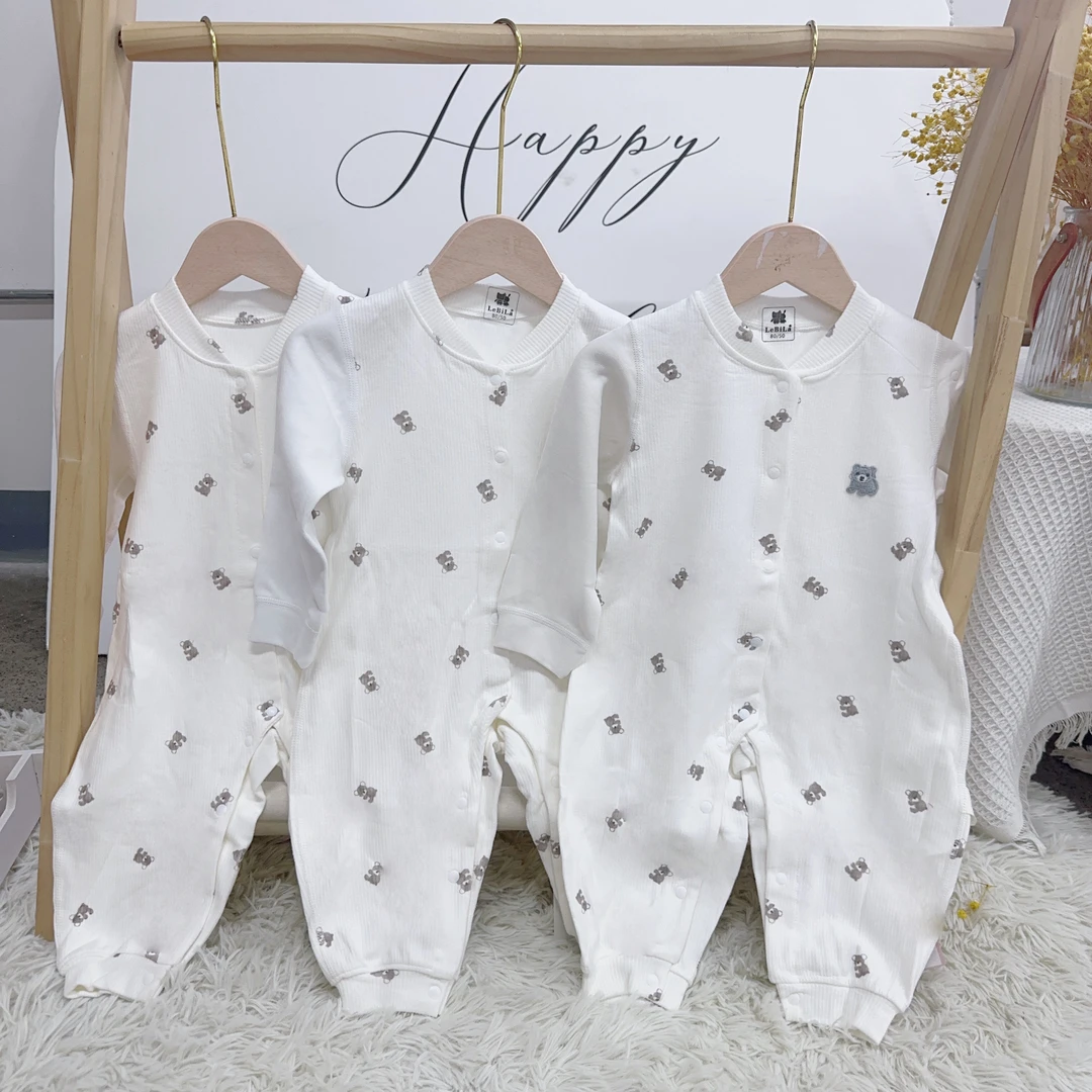 3521-15舒绒多扣连体衣