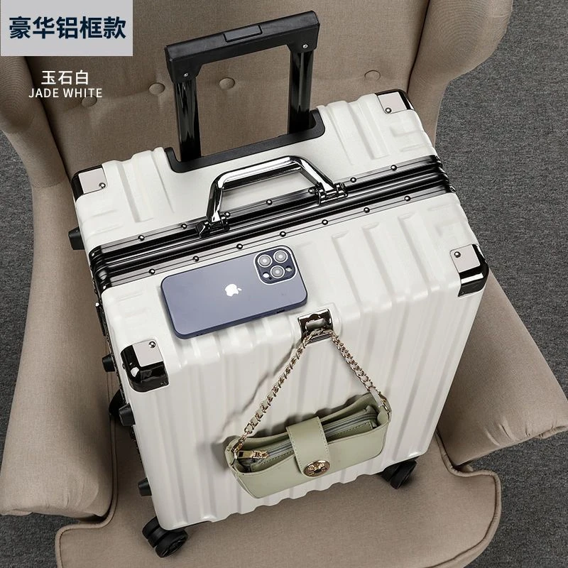 新疆包邮热卖SLXD行李箱结实耐用拉杆箱静音轮铝框旅行箱学生密码