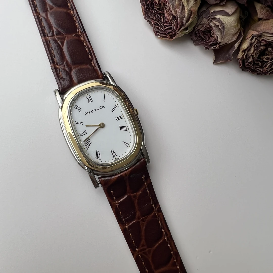 95新 Tiffany & Co./蒂芙尼 蒂芙尼 石英 轻奢 气质 时尚 表径25