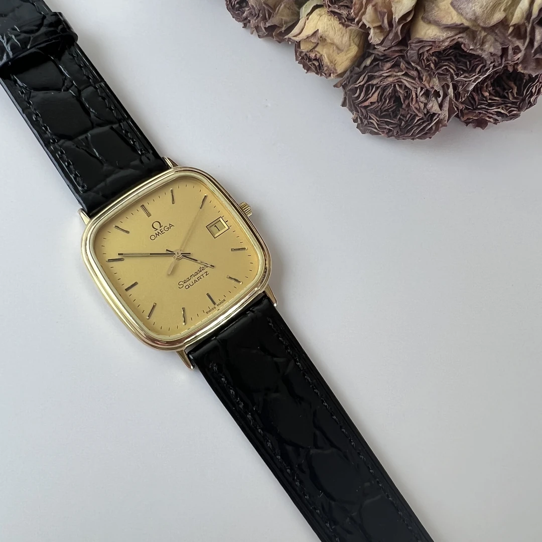 95新 Omega/欧米茄 欧米茄海马 石英三只日历 轻奢 气质 表径30mm
