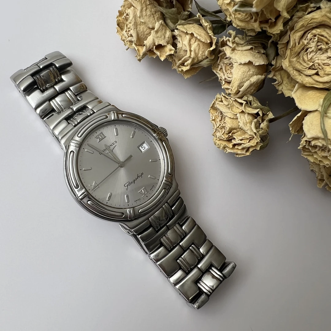95新 Longines/浪琴 浪琴 石英全原 轻奢 气质 大气 表径34.5mm