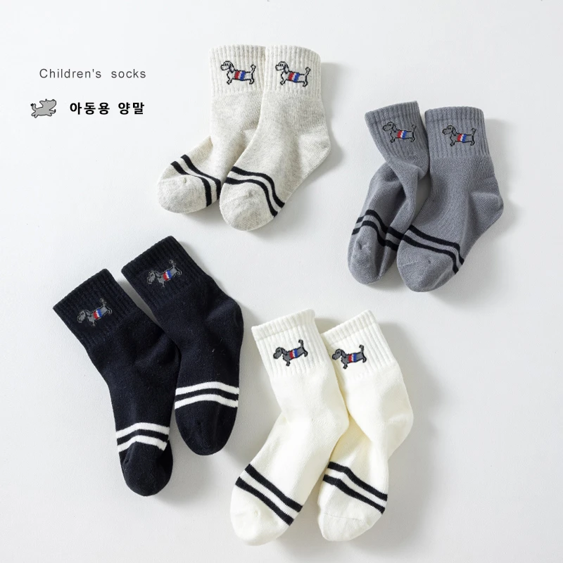 【直播福利专属】儿童袜子秋季新款男宝潮流腊肠小狗袜学生中筒袜