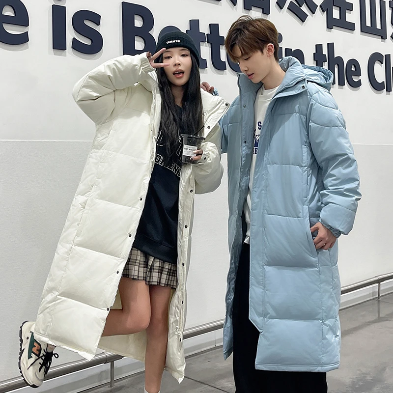 波司登羽绒服男女中戏冬季艺考生中长款加厚保暖宽松百搭大码情侣