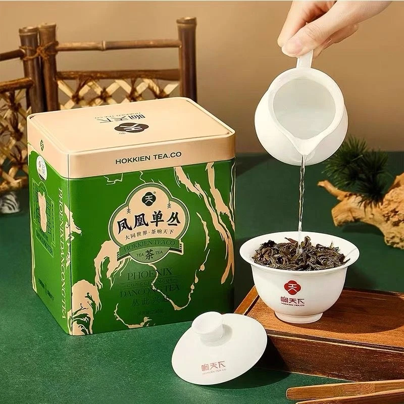 响天下潮州凤凰单枞茶丛此兴起鸭屎香250克罐装茶叶春茶礼盒装