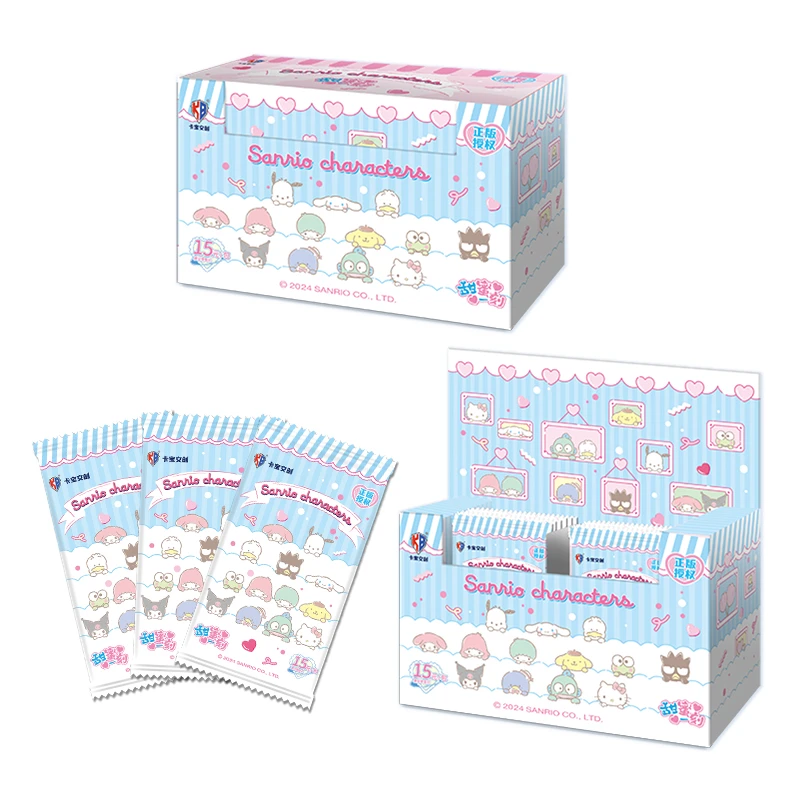 卡宝文创 【卡社·叠叠】三丽鸥家族水晶卡第1弹甜蜜一刻 正版授权卡