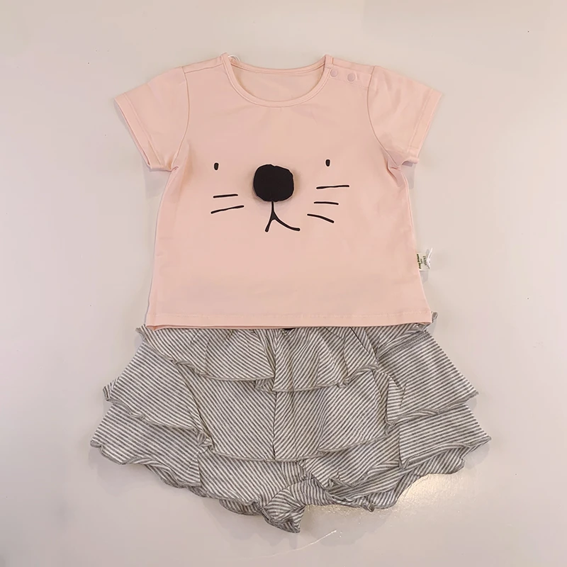 可拉比特童装夏季女童宝宝儿童上下装两件套装L29126796