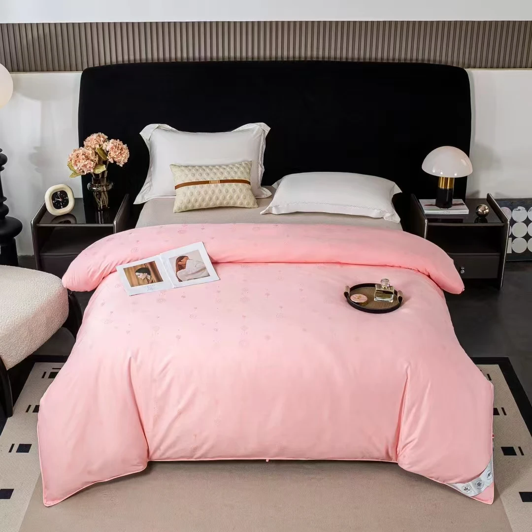 全棉提花120支面料，纯手工蚕丝被柔软轻奢