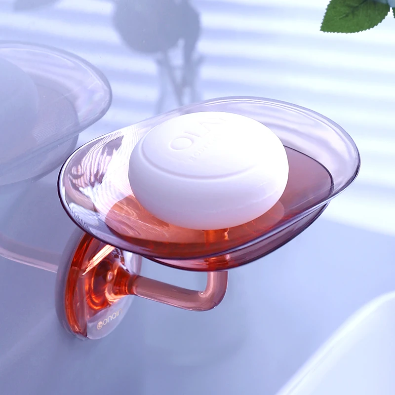 花瓣肥皂盒壁挂式沥水免打孔香皂置物架家用卫生间香皂盒子肥皂架