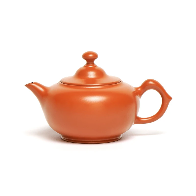 另味荣记池松荣红黄釉渔翁70-120cc潮州手拉壶全手工紫砂小品茶壶