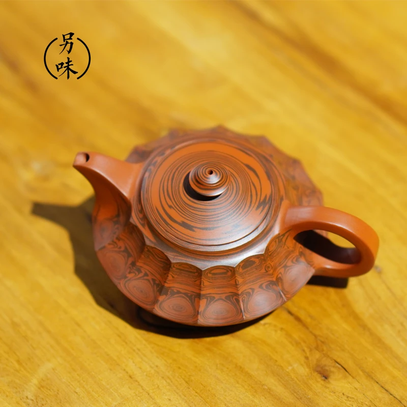 另味许广发金奖作品神曲虚扁切面胶泥壶卡通脸谱小品手拉功夫茶壶