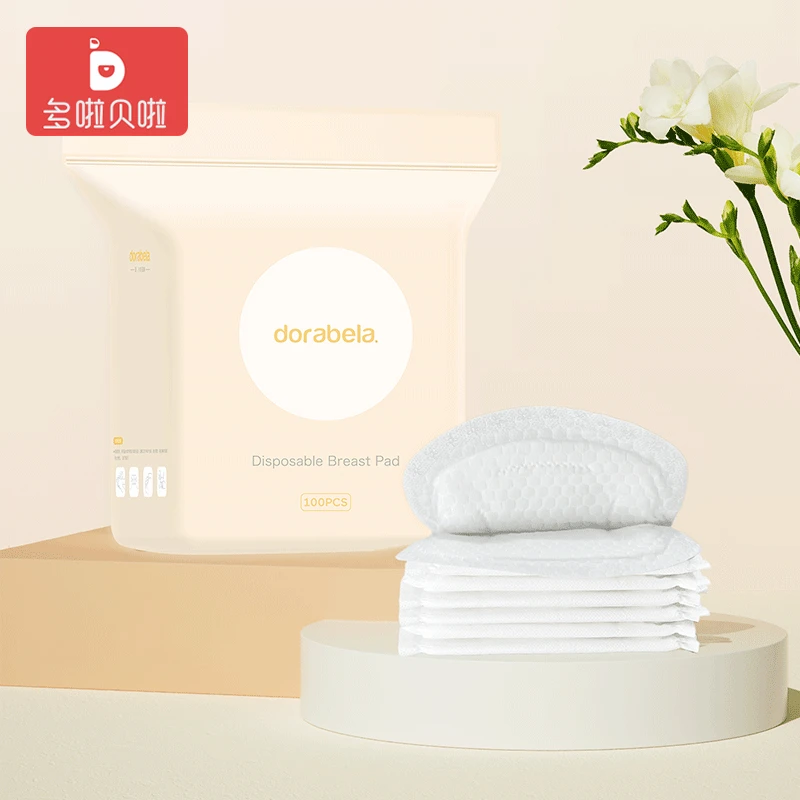 多啦贝啦超薄透气防溢乳垫一次性3D立体哺乳期防漏奶贴亲肤瞬吸