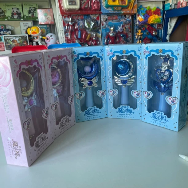 女宝仙女棒玩具发光套装