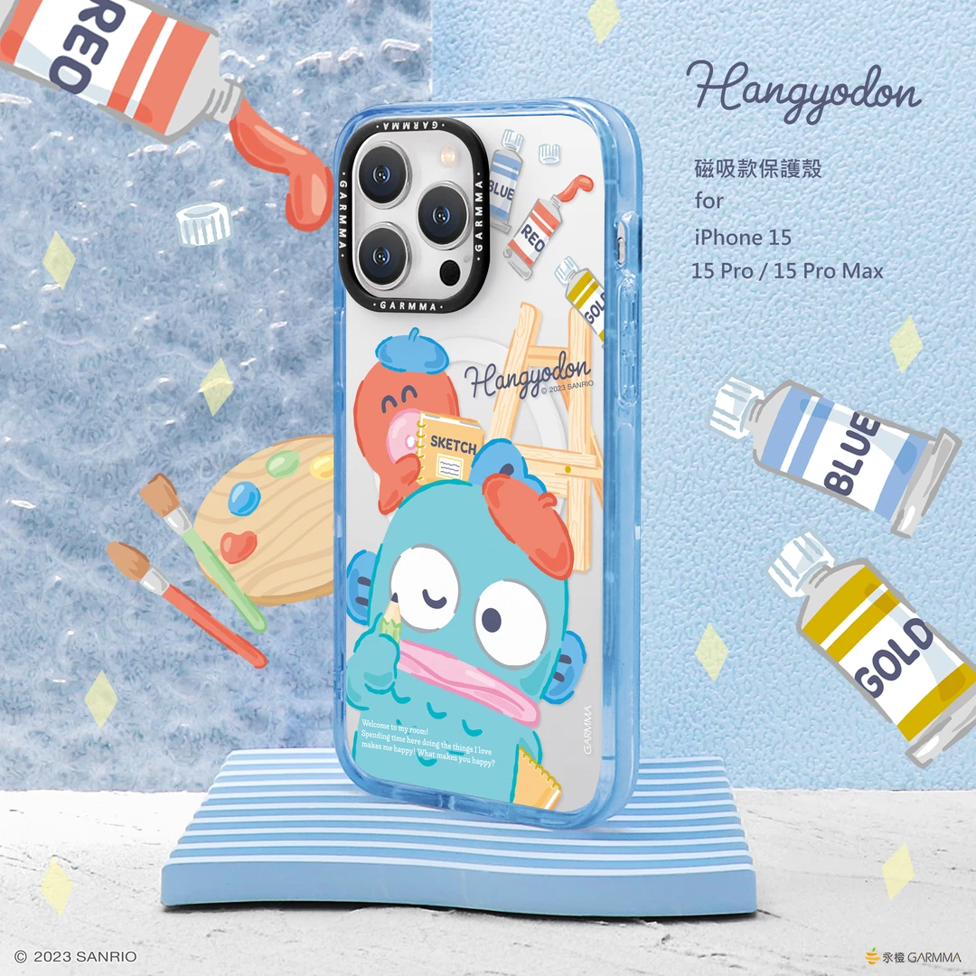 GARMMA三丽鸥可爱卡通iPhone15promax壳人鱼汉顿苹果15手机壳